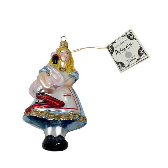 Kurt Adler Polonaise Coll. Alice in Wonderland ornaments w Crate - Alice Damaged - Picture 6 of 16